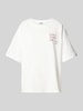 JAKE*S STUDIO WOMAN Oversized T-Shirt mit Statement-Stitching Weiss