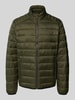 Jack & Jones Kurtka pikowana z zapięciem na zamek błyskawiczny model ‘BRADLEY’ Oliwkowy