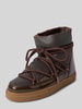 INUIKII Snow Boots aus Leder Modell 'GLOSS' Dunkelbraun