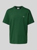 Lacoste T-Shirt mit Logo-Detail Modell 'BASIC ON' Gruen