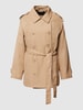 WITHBLACK Trenchcoat met platte kraag Camel