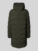 JOOP! Collection Gewatteerde lange jas met steekzakken, model 'Winsten' Groen
