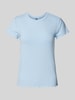 Pieces Slim Fit T-Shirt mit Viskose-Anteil Modell 'NICCA' Hellblau