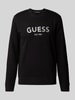 Guess Bluza z wyhaftowanym logo model ‘BOX’ Czarny