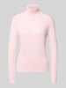 Christian Berg Woman Longsleeve mit Rollkragen Hellrosa
