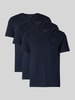 Tommy Hilfiger Regular fit T-shirt in een set van 3 stuks  Donkerblauw