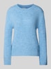 Tom Tailor Regular Fit Strickpullover mit Woll-Anteil Hellblau