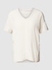 Marc Cain Blouseshirt met V-hals Lichtroze