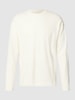 Drykorn Longsleeve in unifarbenem Design Modell 'NOVAK' Offwhite