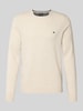Fynch-Hatton Regular Fit Pullover mit Kaschmir-Anteil Modell 'Merino' Offwhite