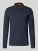BOSS Orange Regular Fit Poloshirt mit Label-Detail Marine
