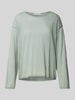 Marc O'Polo Gebreide pullover met extra brede schouders Mintgroen