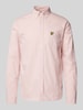 Lyle & Scott Slim Fit Freizeithemd mit Button-Down-Kragen Hellrosa