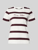 Tommy Hilfiger Regular Fit T-Shirt aus reiner Baumwolle Dunkelrot