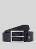 Tommy Hilfiger Riem van echt leer, model 'OLIVER' Marineblauw