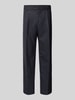 Selected Homme Szerokie spodnie z mieszanki wełny model „220-LOOSE OTTO LANO PL” Granatowy