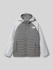 The North Face Steppjacke mit Label-Print Modell 'NEVER STOP' Mittelgrau