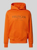 Tommy Hilfiger Hoodie met labelprint Oranje