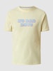 Colours & Sons T-Shirt mit Print  Hellgelb Melange