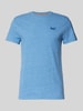 Superdry T-Shirt mit Label-Stitching Jeansblau