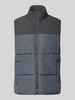 JACK & JONES Weste mit Stehkragen Modell 'RAZE' Stein