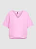 Vero Moda Blousetop met V-hals, model 'NATALI' Roze