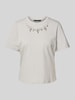 Vero Moda Regular Fit T-Shirt aus reiner Baumwolle Modell 'SIF' Hellgrau