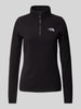 The North Face Sweatshirt Modell 'Glacier' mit Stehkragen Black