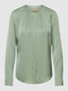BOSS Blouse met blinde knoopsluiting, model 'Banorah' Mint