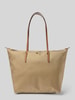 Lauren Ralph Lauren Tote Bag mit Label-Applikation Modell 'KEATON' Sand
