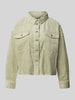 ONLY Loose Fit Hemdjacke aus reiner Baumwolle Modell 'MARINA' Schilf