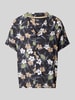 BOSS Relaxed Fit Freizeithemd mit Resortkragen Black