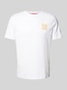 HUGO T-Shirt mit Label-Print Modell 'Dimoniti' Weiss