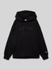 CHAMPION Hoodie mit Label-Stitching Black