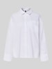 VERO MODA Regular Fit Langarmbluse aus Baumwoll-Mix Modell 'LOTUS' Weiss