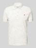 Replay Regular Fit Poloshirt mit Logo-Stitching Beige