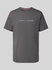 Tommy Hilfiger T-shirt met ronde hals Donkergrijs