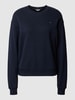 Tommy Hilfiger Sweatshirt met logostitching Marineblauw