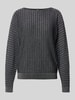 Soyaconcept Strickpullover mit Effektgarn Modell 'Violetta' Metallic Black