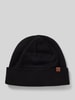 Barts Beanie mit Label-Detail Modell 'WILLES' Black