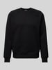 Carhartt Work In Progress Sweatshirt mit gerippten Abschlüssen Black