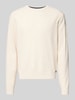 Tom Tailor Regular fit gebreide pullover van zuiver katoen Beige