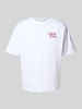Calvin Klein Jeans T-shirt met labelstitching Wit