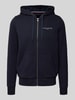 Tommy Hilfiger Regular Fit Sweatjacke mit Kapuze Marine