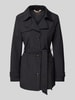 Christian Berg Woman Selection Trenchcoat mit Bindegürtel Black