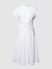 Lauren Ralph Lauren Overhemdjurk met drapering, model 'CIAN' Wit