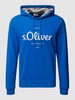 s.Oliver RED LABEL Hoodie mit Label-Detail Royalblau