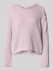 Marc O'Polo Comfort Fit Strickpullover aus reiner Baumwolle Lavender
