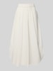 Christian Berg Woman Maxirock mit elastischem Bund Offwhite