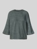 Only Regular Fit Pullover mit Fledermausärmeln Modell 'SIMONI' Schilf Melange